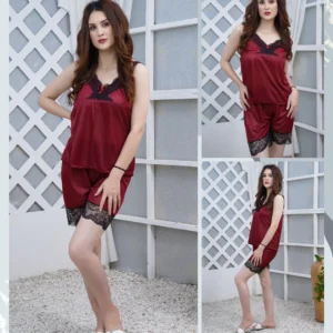 Women’s Roses Luxury 2-Pc Cami Nightwear Set