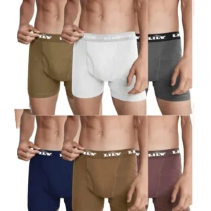 Men’s All-Day Comfort Luxury Boxer Pack – 6 Pieces