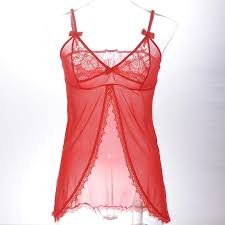 Luxury Lace Sheer Short Babydoll Lingerie Set – Premium Black Nightwear for Women - Image 3